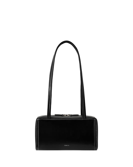 Post Bag · 郵差包 / 黑色 縫線款