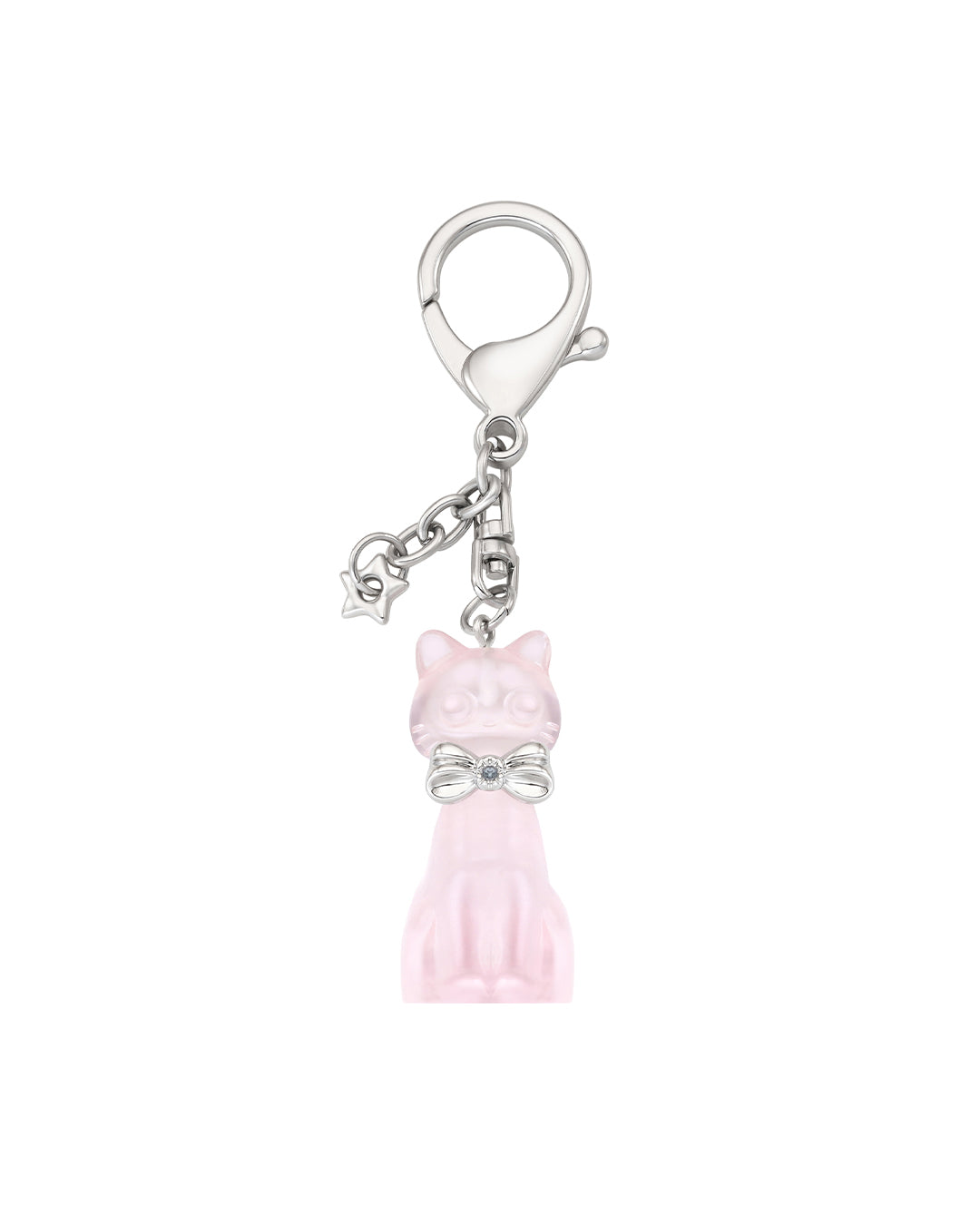 STAND Cat Charm · 貓咪吊飾鑰匙圈 / 嬰兒粉色