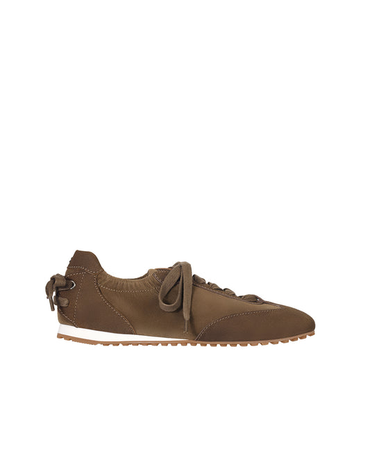 Double Tied Sneakers · 雙蝴蝶綁帶休閒運動鞋 / 焦糖色