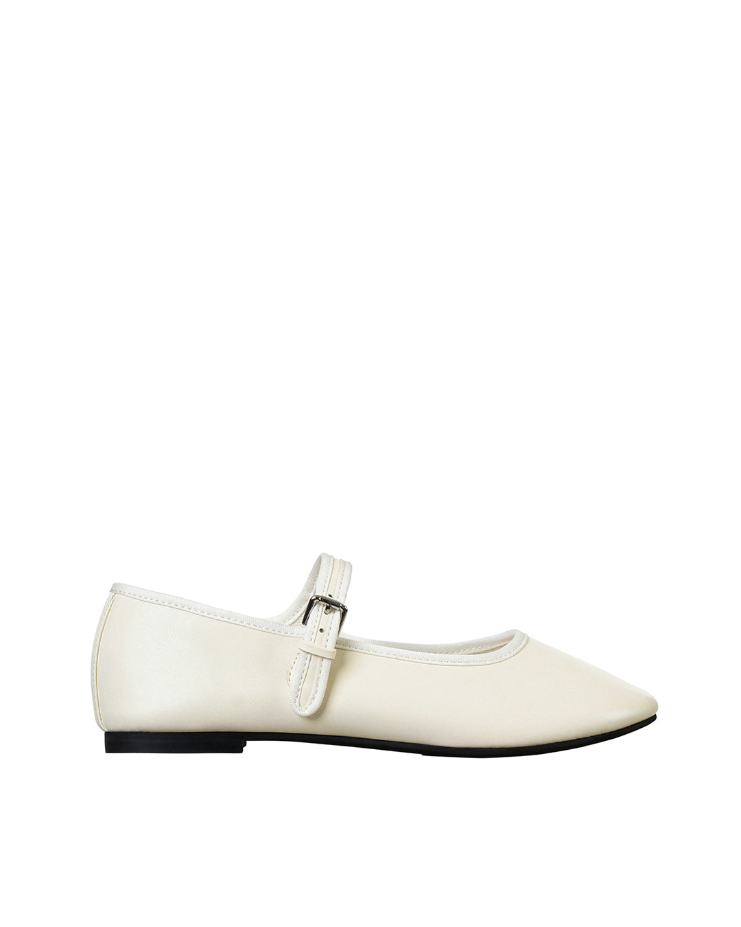 Day Mary Jane Flat Shoes · 經典瑪麗珍平底鞋 / 象牙白