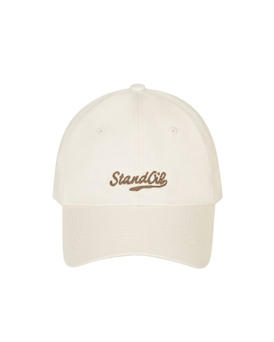 Stand Logo  Ball Cap ·STAND OIL 經典刺繡棒球帽 / 奶油白