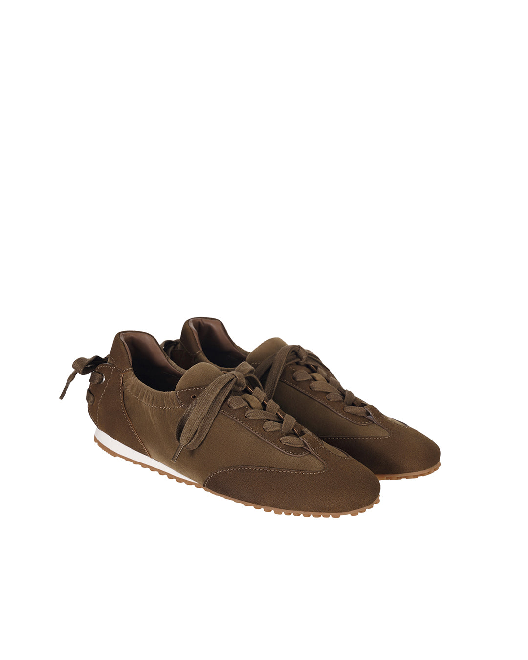 Double Tied Sneakers · 雙蝴蝶綁帶休閒運動鞋 / 焦糖色