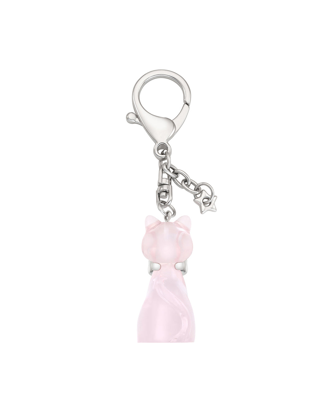 STAND Cat Charm · 貓咪吊飾鑰匙圈 / 嬰兒粉色