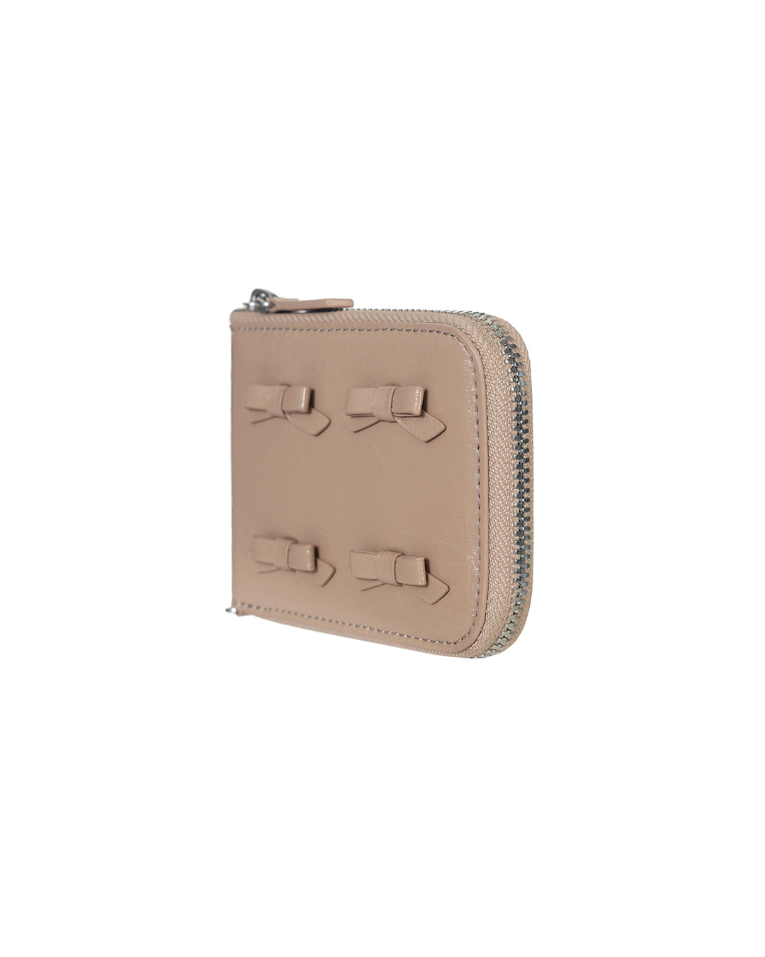 Bow Chain Wallet · 蝴蝶結鏈條錢包 / 奶茶色