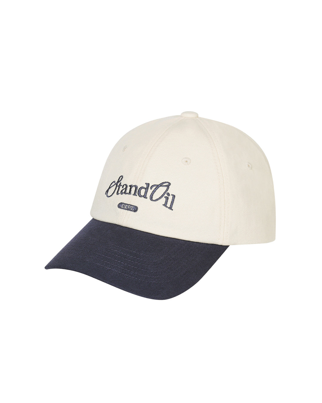 Bonheur Mix  Ball Cap · 拼接雙色棒球帽 / 海軍藍