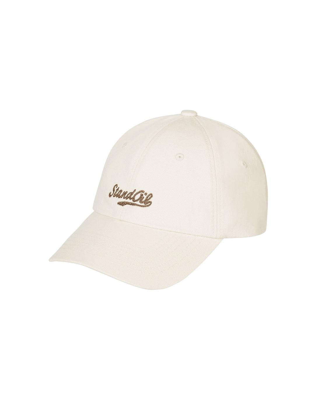 Stand Logo  Ball Cap ·STAND OIL 經典刺繡棒球帽 / 奶油白