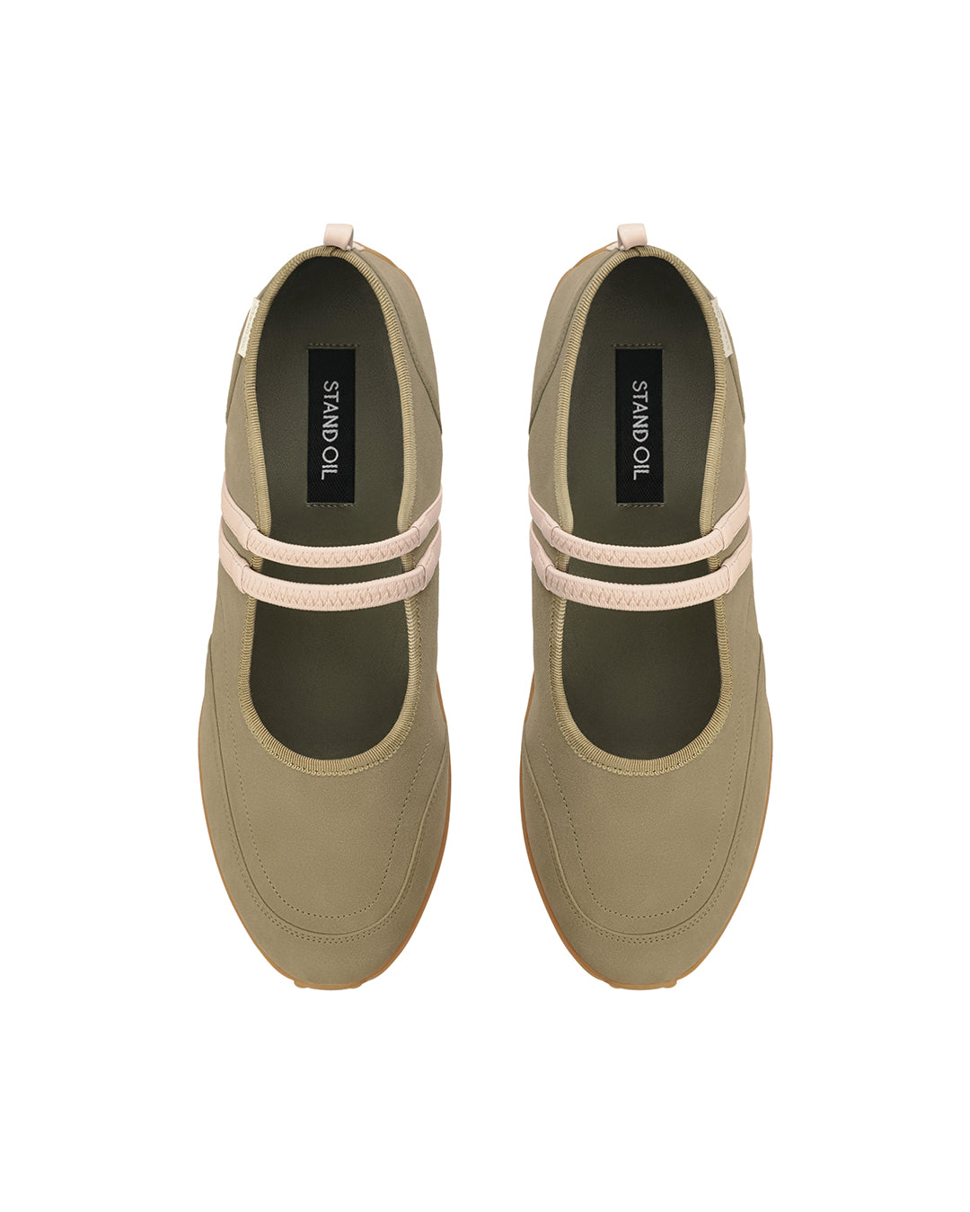 Strap Mary Jane Sneakers · 瑪莉珍雙帶休閒運動鞋 / 卡其拼接