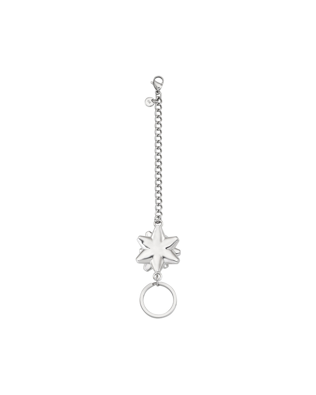 Rosette Keyring · 玫瑰花結吊墜鑰匙圈 / 銀色