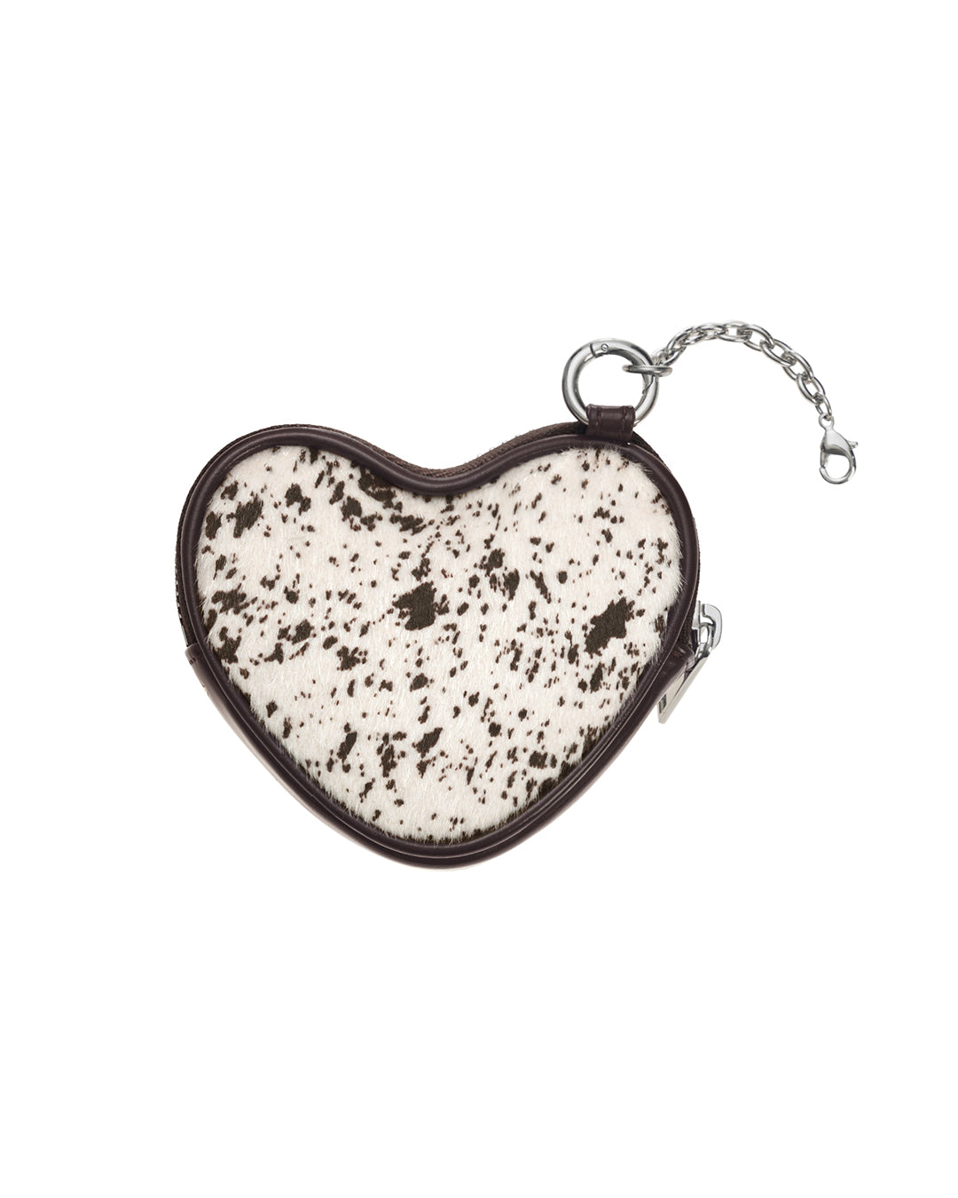 Heart Pods Keyring · 愛心吊飾鑰匙圈 / 毛絨栗棕