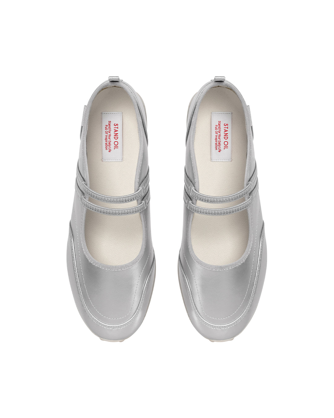 Strap Mary Jane Sneakers · 瑪莉珍雙帶休閒運動鞋 / 銀色