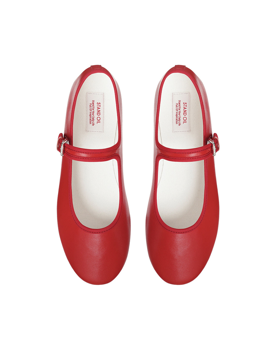 Day Mary Jane Flat Shoes · 經典瑪麗珍平底鞋 / 紅色