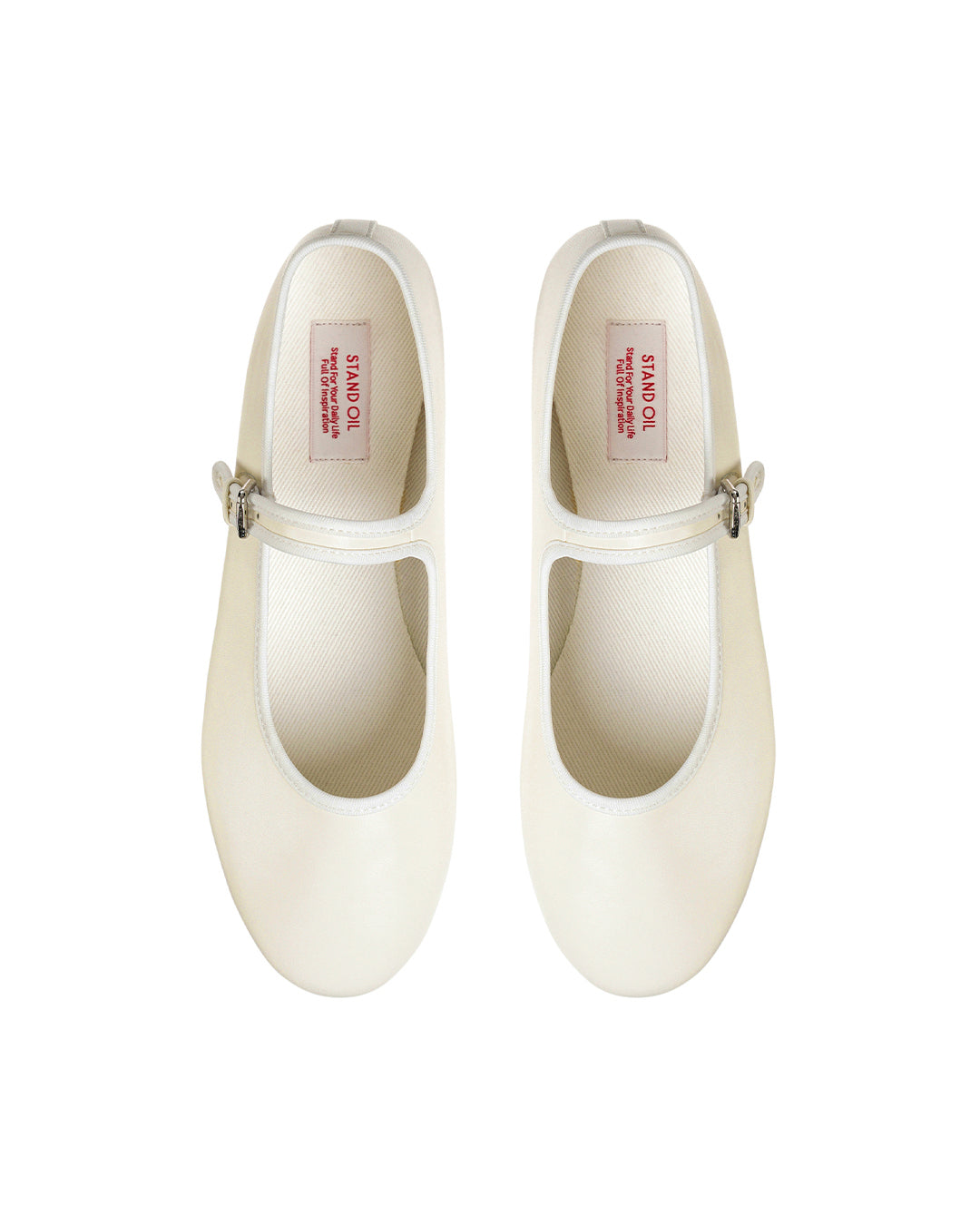 Day Mary Jane Flat Shoes · 經典瑪麗珍平底鞋 / 象牙白