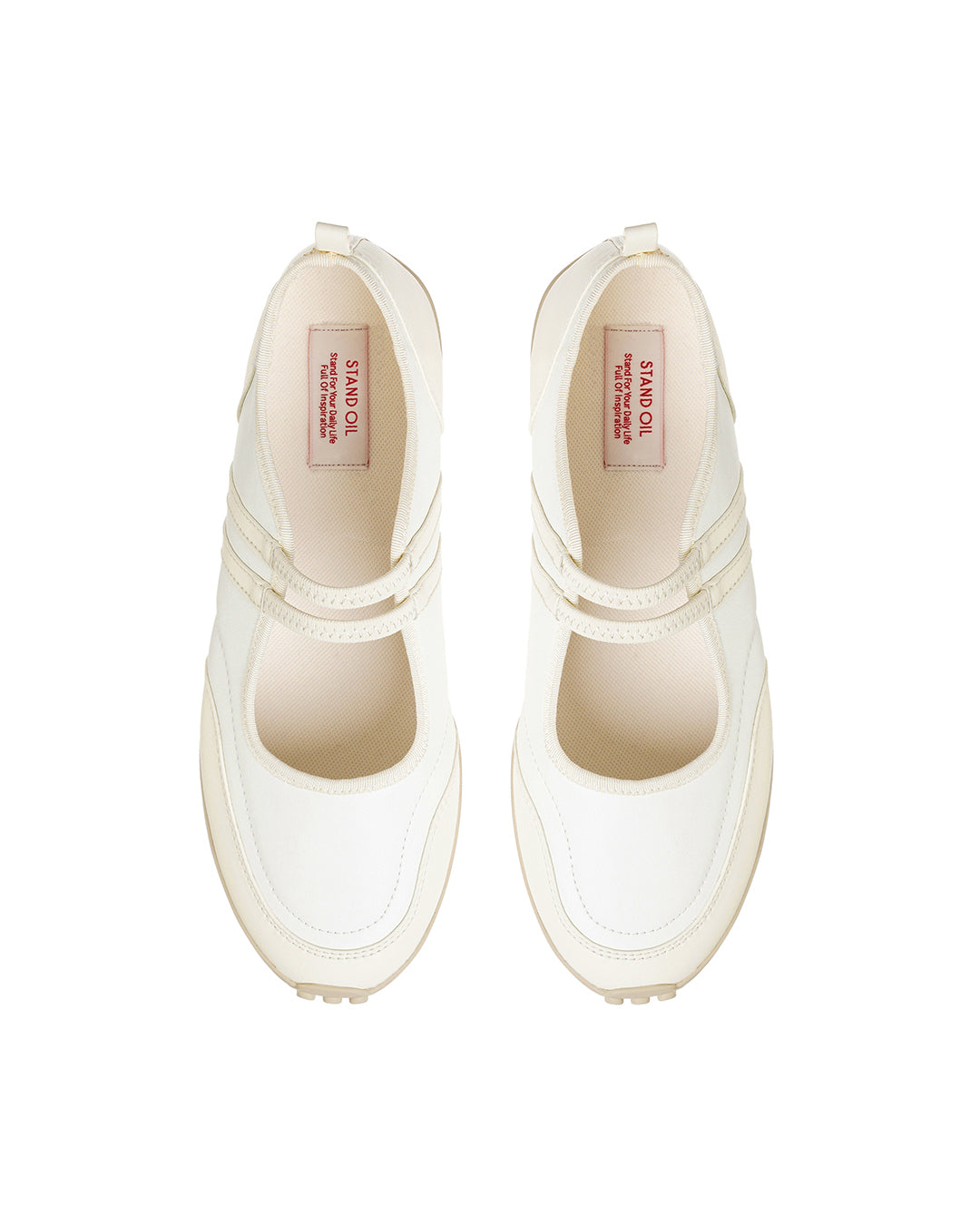 Strap Mary Jane Sneakers · 瑪莉珍雙帶休閒運動鞋 / 象牙白