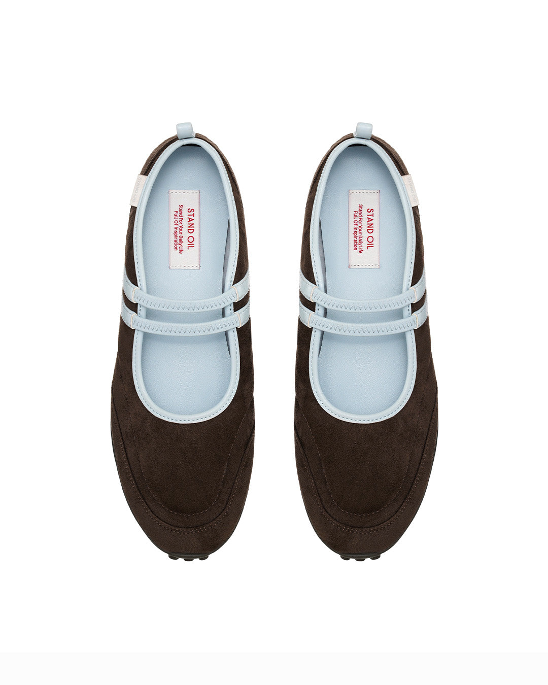 Strap Mary Jane Sneakers · 瑪莉珍雙帶休閒運動鞋 / 栗色拼接