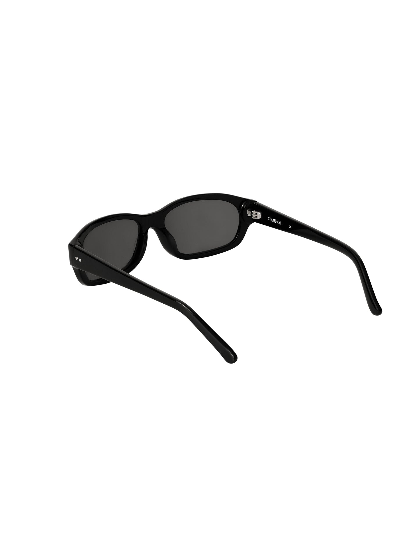 Curved Glow Sunglasses · 都會感流光太陽眼鏡 / 黑色