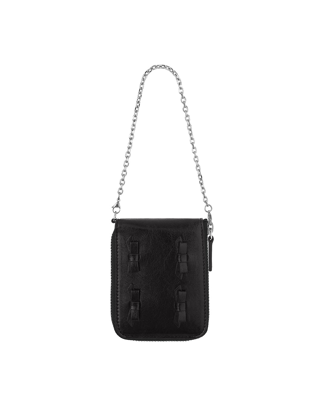 Bow Chain Wallet · 蝴蝶結鏈條錢包 / 黑色