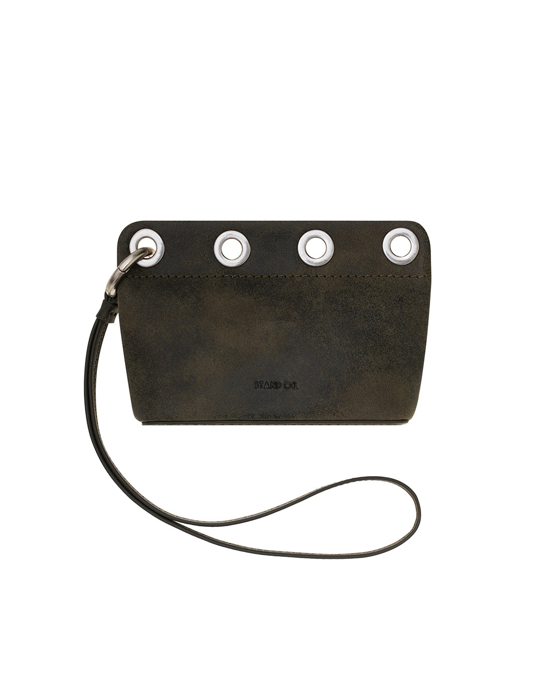Loop Eyelet Pouch · 孔眼小收納包 / 水洗棕色