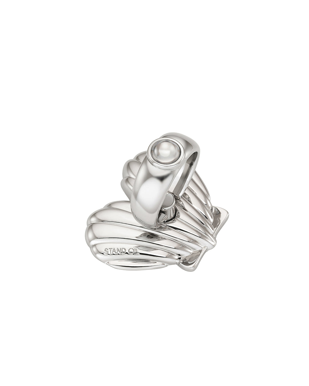 Shell Grip Ring · 貝殼手機指環扣 / 銀色