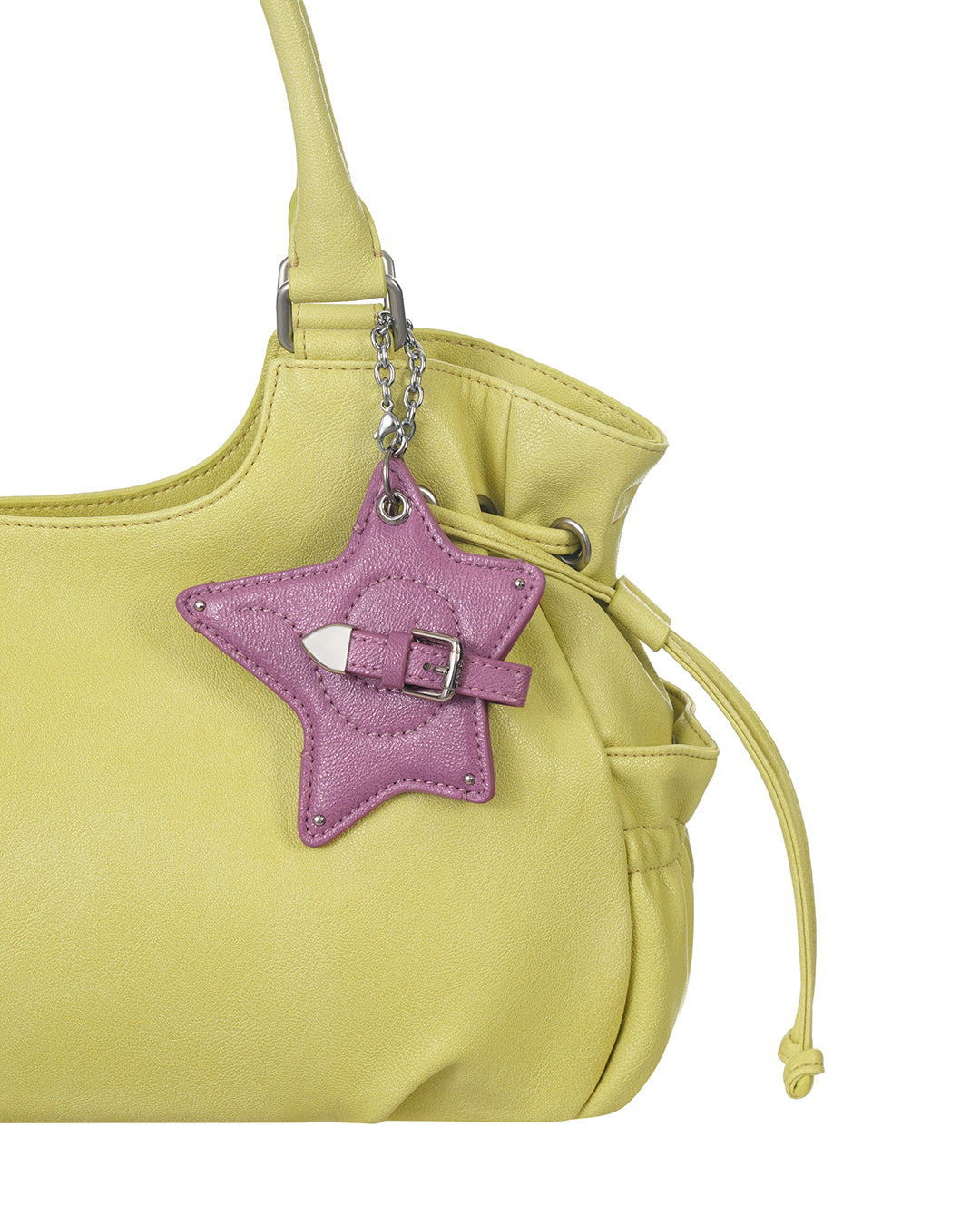 Cosmic Star Keyring · 星扣皮革鑰匙圈 / 梅紫色