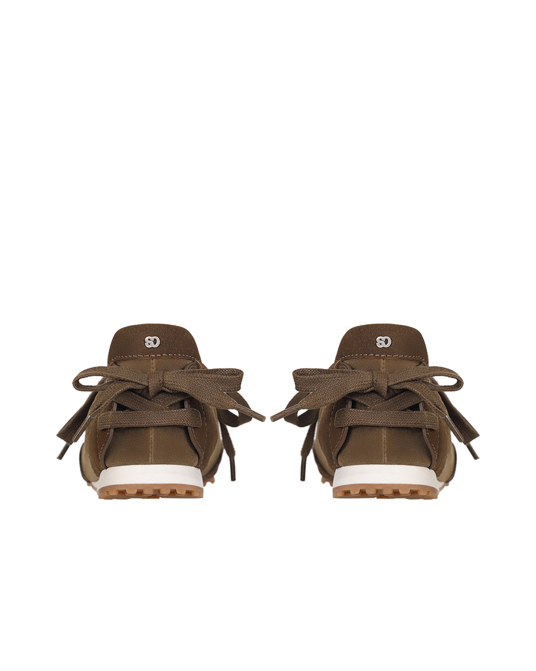 Double Tied Sneakers · 雙蝴蝶綁帶休閒運動鞋 / 焦糖色