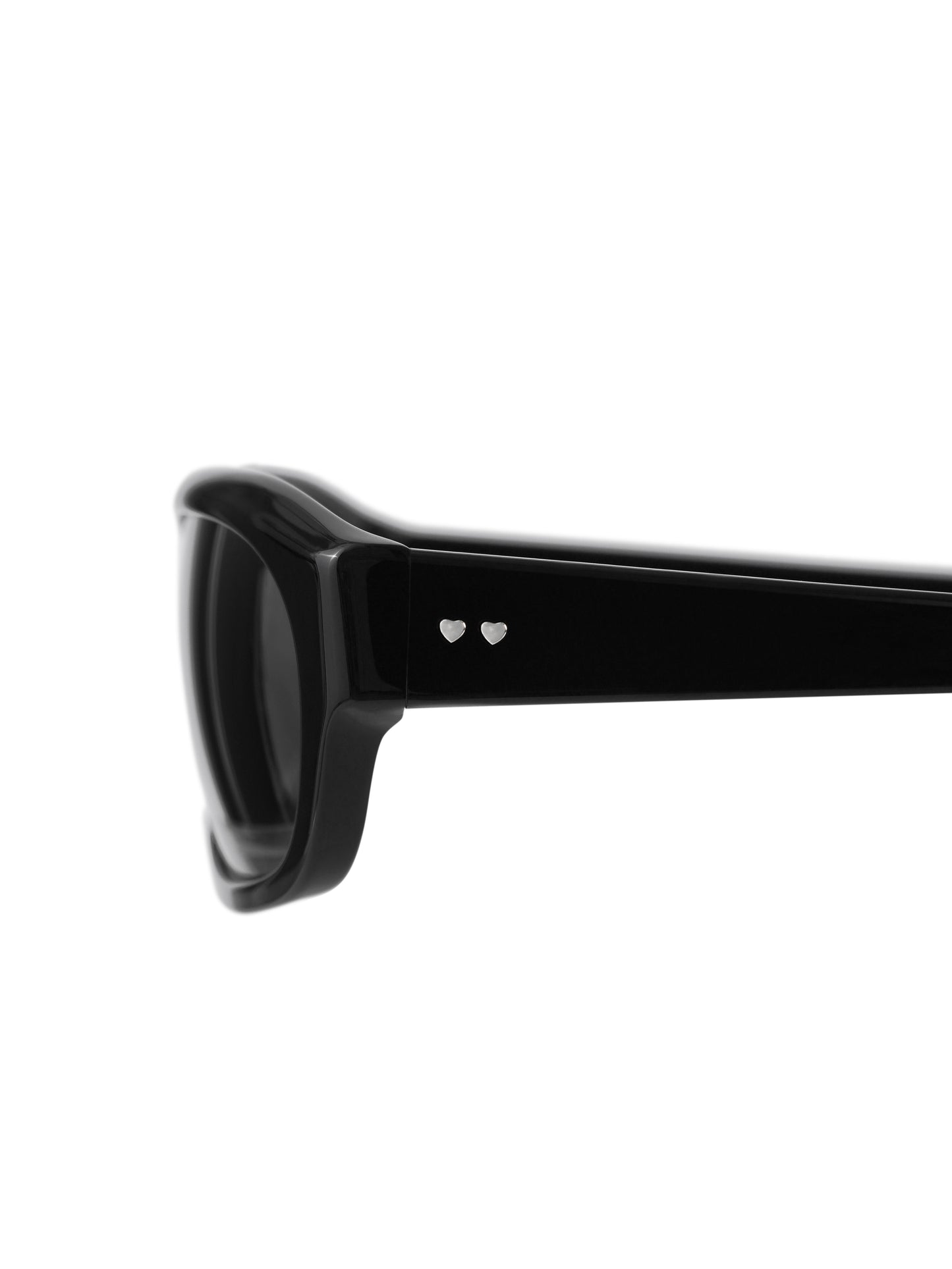 Curved Glow Sunglasses · 都會感流光太陽眼鏡 / 黑色