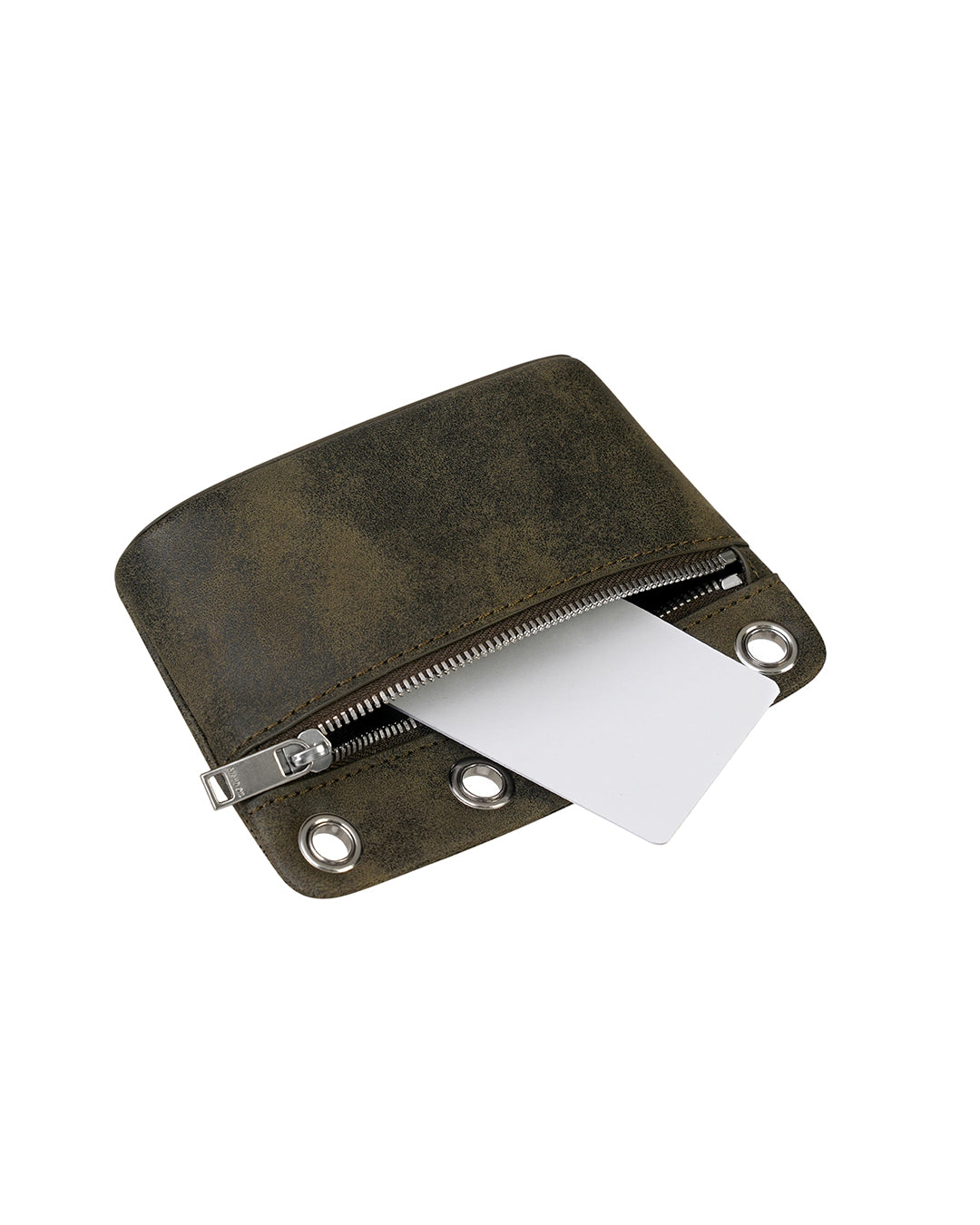 Loop Eyelet Pouch · 孔眼小收納包 / 水洗棕色