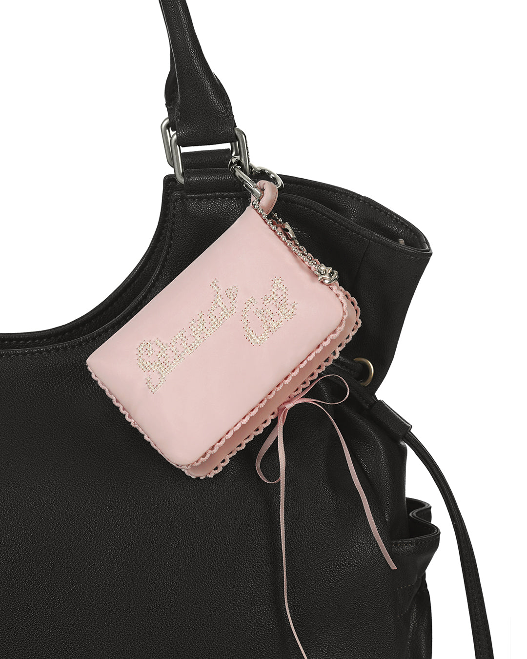 Memory Fluffy Keyring · 回憶絨毛吊飾鑰匙圈 / 嫩粉色