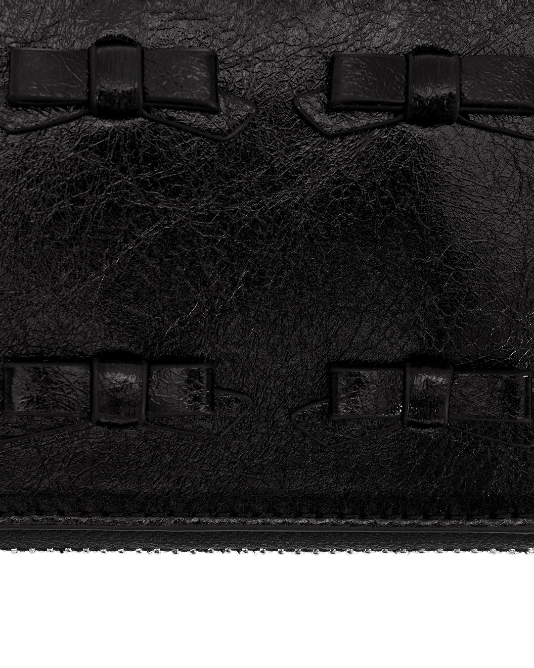 Bow Chain Wallet · 蝴蝶結鏈條錢包 / 黑色