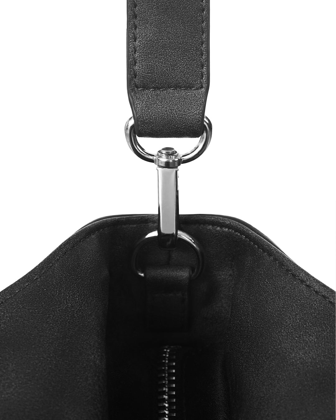 Lene Bag · 蕾奈釦帶托特包 / 黑色