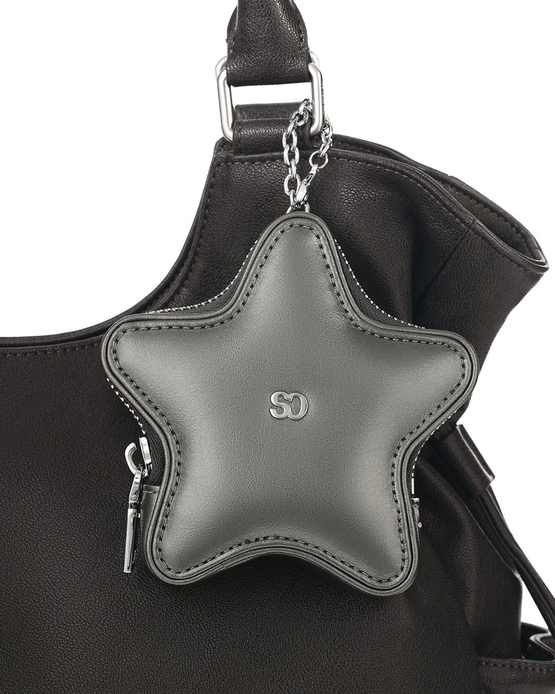 Star Pods Keyring · 星形吊飾鑰匙圈 / 金屬灰