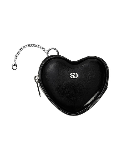 Heart Pods Keyring · 愛心吊飾鑰匙圈 / 黑色