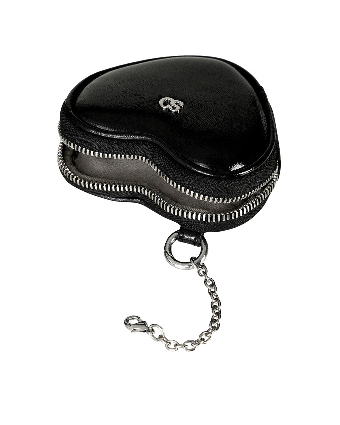 Heart Pods Keyring · 愛心吊飾鑰匙圈 / 黑色