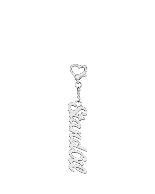 Letter Logo Keyring · 品牌字母鑰匙圈 / 銀色