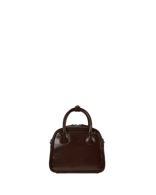 Momo Bag Mini · 迷你波士頓包 / 栗色
