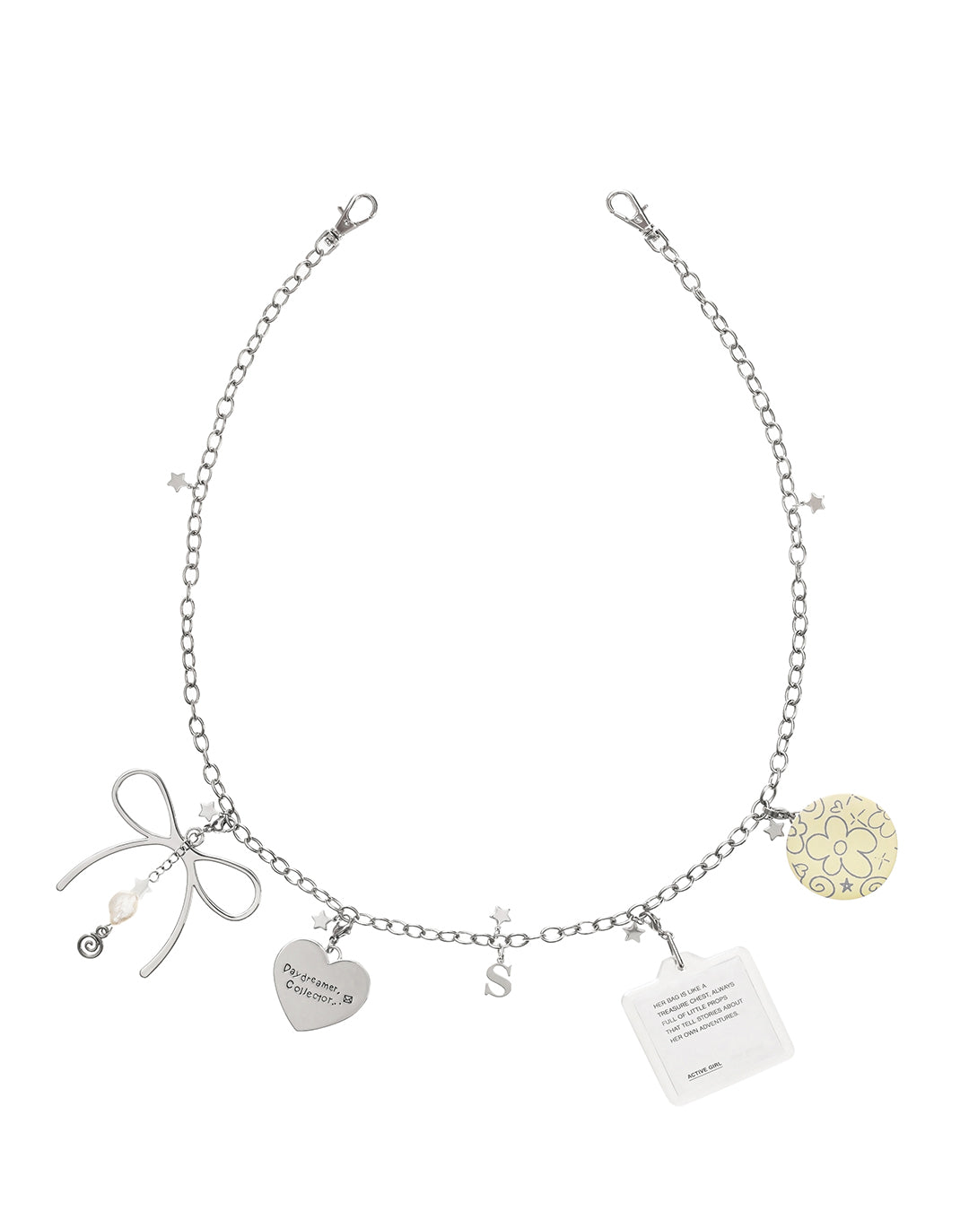 Multi-Charm Chain Keyring· 百變心願鍊條鑰匙圈 / 銀色