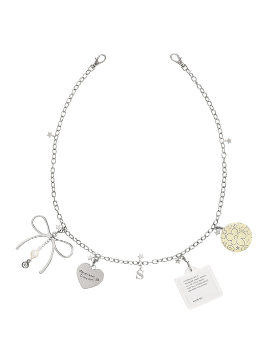 Multi-Charm Chain Keyring· 百變心願鍊條鑰匙圈 / 銀色