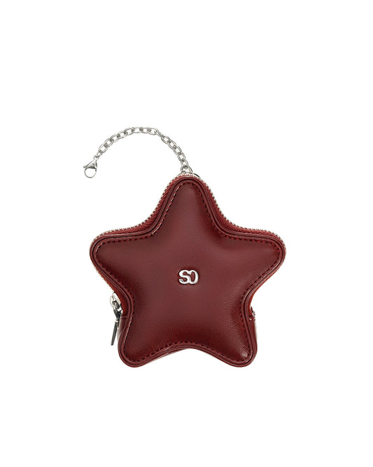 Star Pods Keyring · 星形吊飾鑰匙圈 / 酒紅色